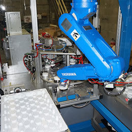 Ligne d�assemblage robotis&eacute;e 