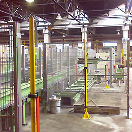 Ligne de d�coupe et de poin�onnage