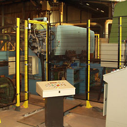 Ligne de production de corni�res en acier